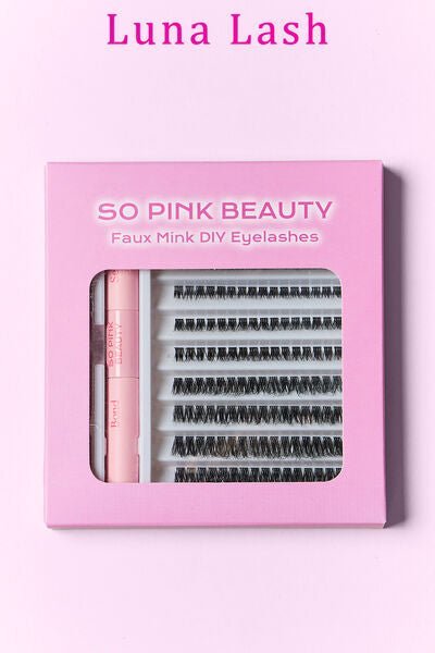 So Pink Faux Mink Eyelashes Cluster Multipack - KAM Family Botanics By Kesha