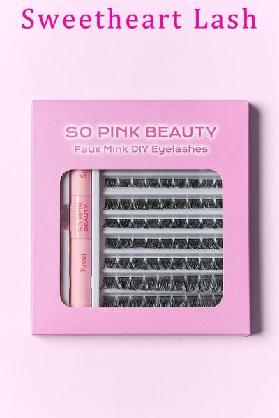 So Pink Faux Mink Eyelashes Cluster Multipack - KAM Family Botanics By Kesha