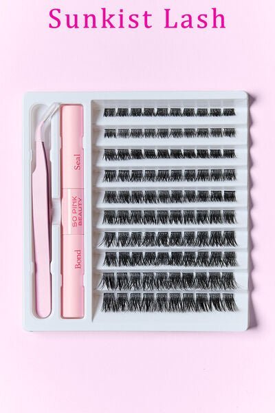 So Pink Faux Mink Eyelashes Cluster Multipack - KAM Family Botanics By Kesha