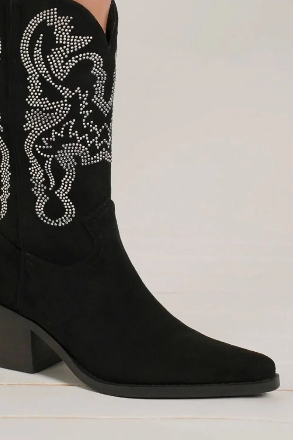 Stepper Rhinestone Boots - KAM Family Botanics By Kesha