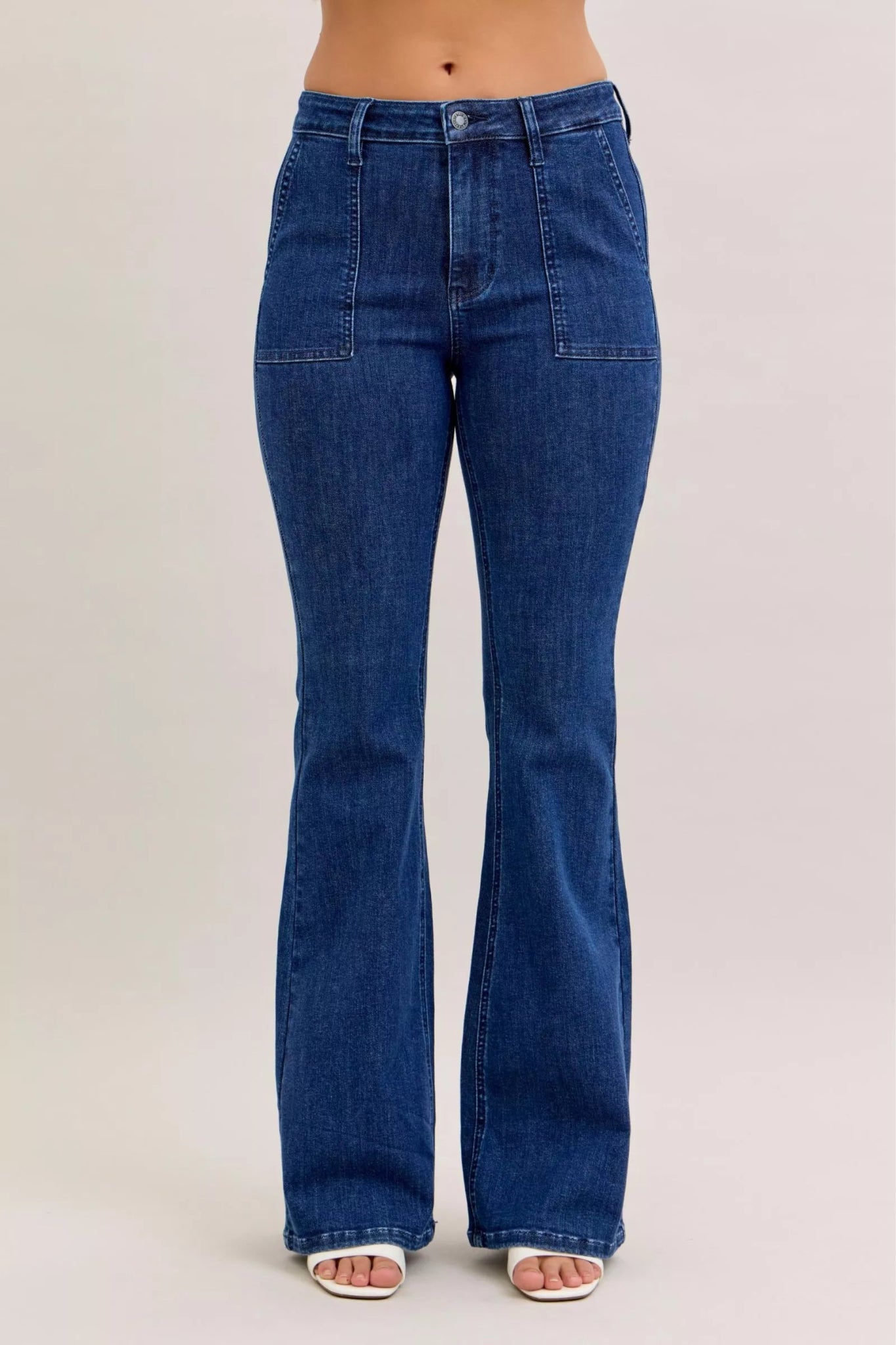 Stylish High Waist Flare Jeans By J. Blue - KAM Family Botanics