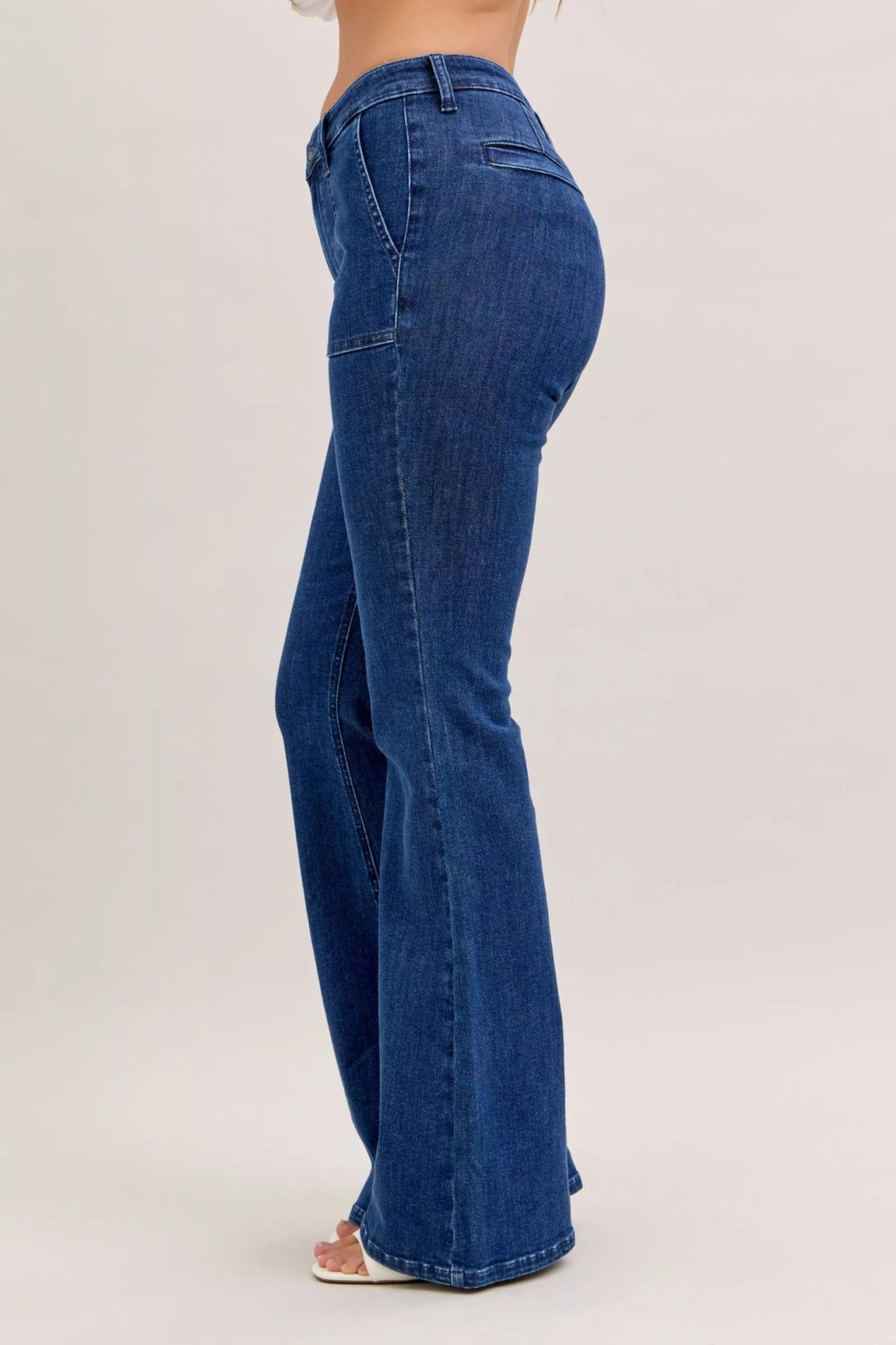 Stylish High Waist Flare Jeans By J. Blue - KAM Family Botanics