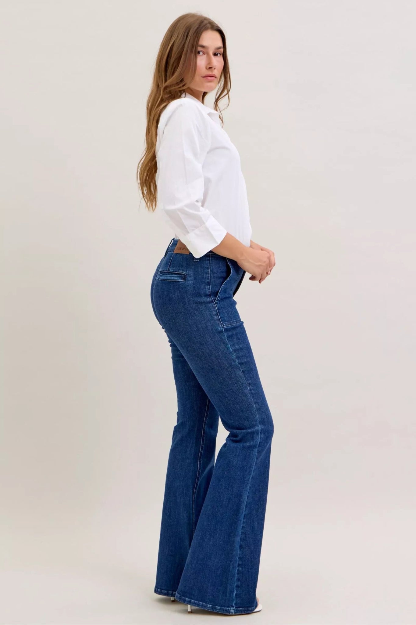 Stylish High Waist Flare Jeans By J. Blue - KAM Family Botanics