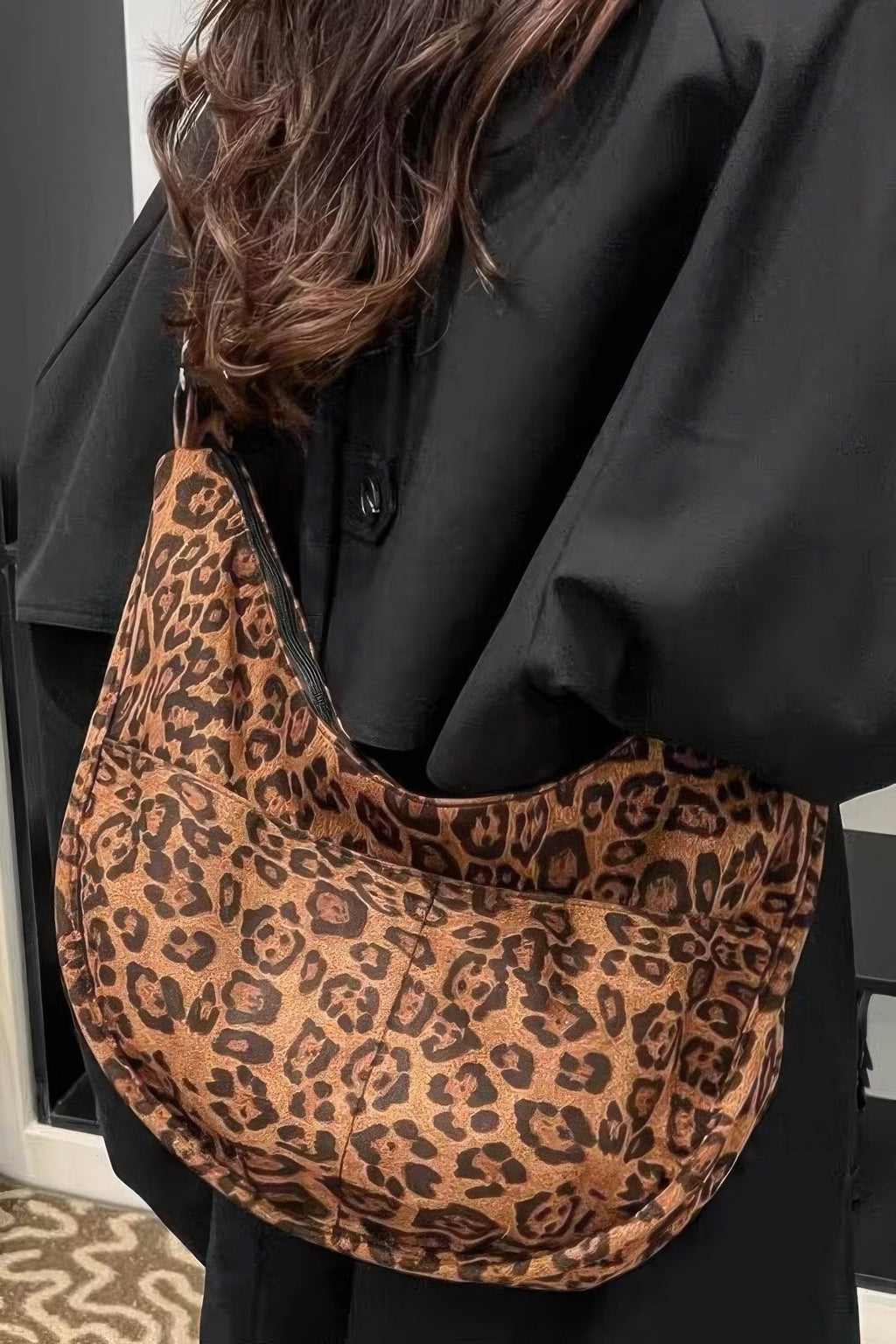 Suede Type Double Pockets Crossbody Bag - KAM Family Botanics