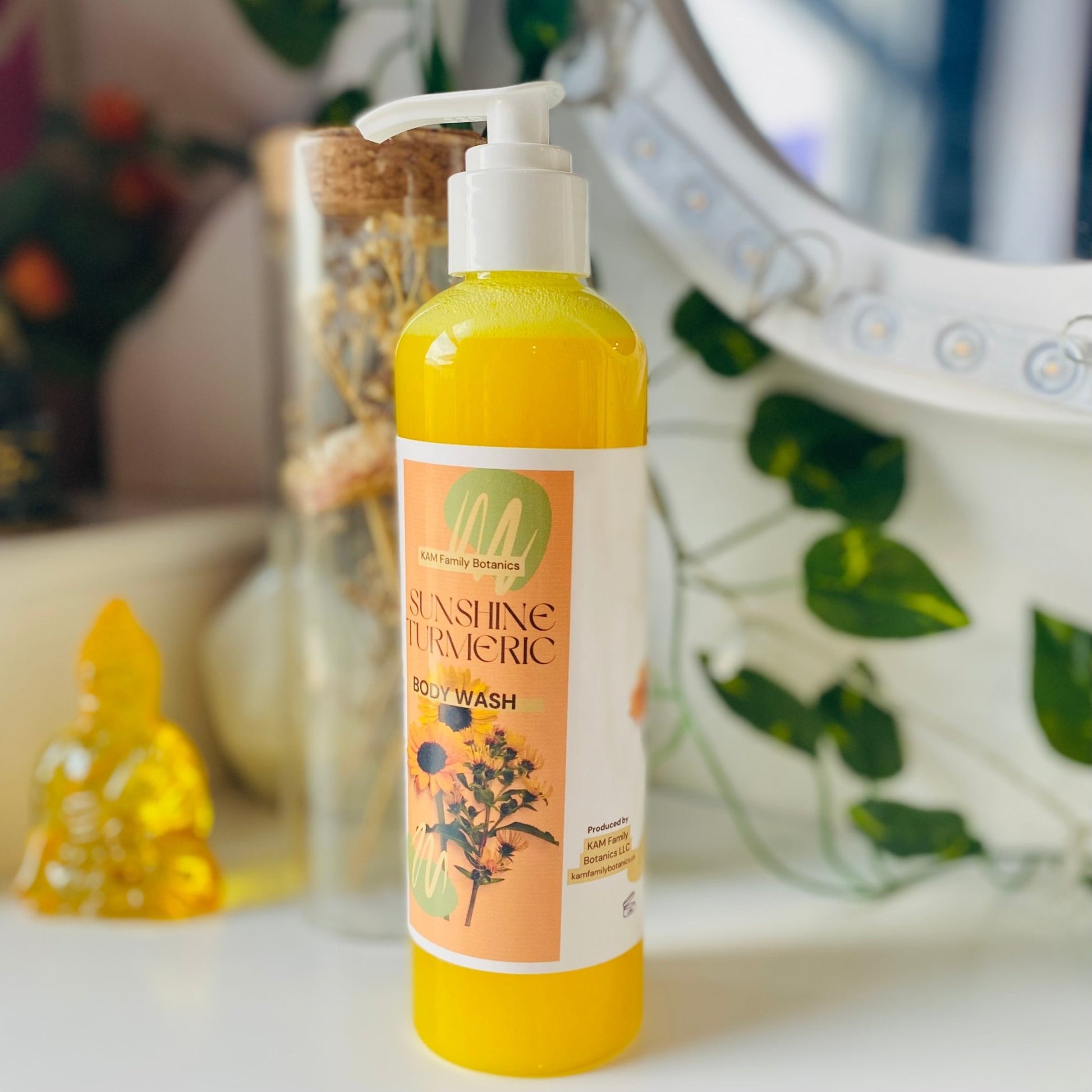 Sunshine Turmeric Body Wash - KAM Family Botanics By Kesha