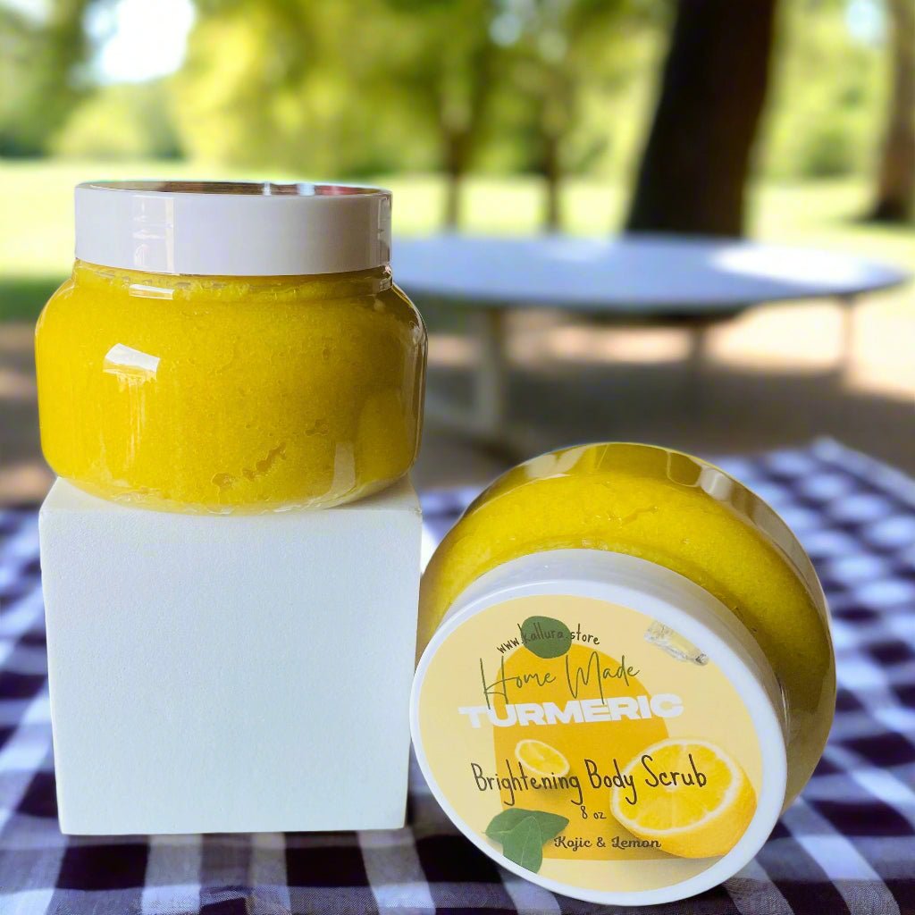 Sunshine Turmeric Brightening Body Scrub - KAM Family Botanics By Kesha