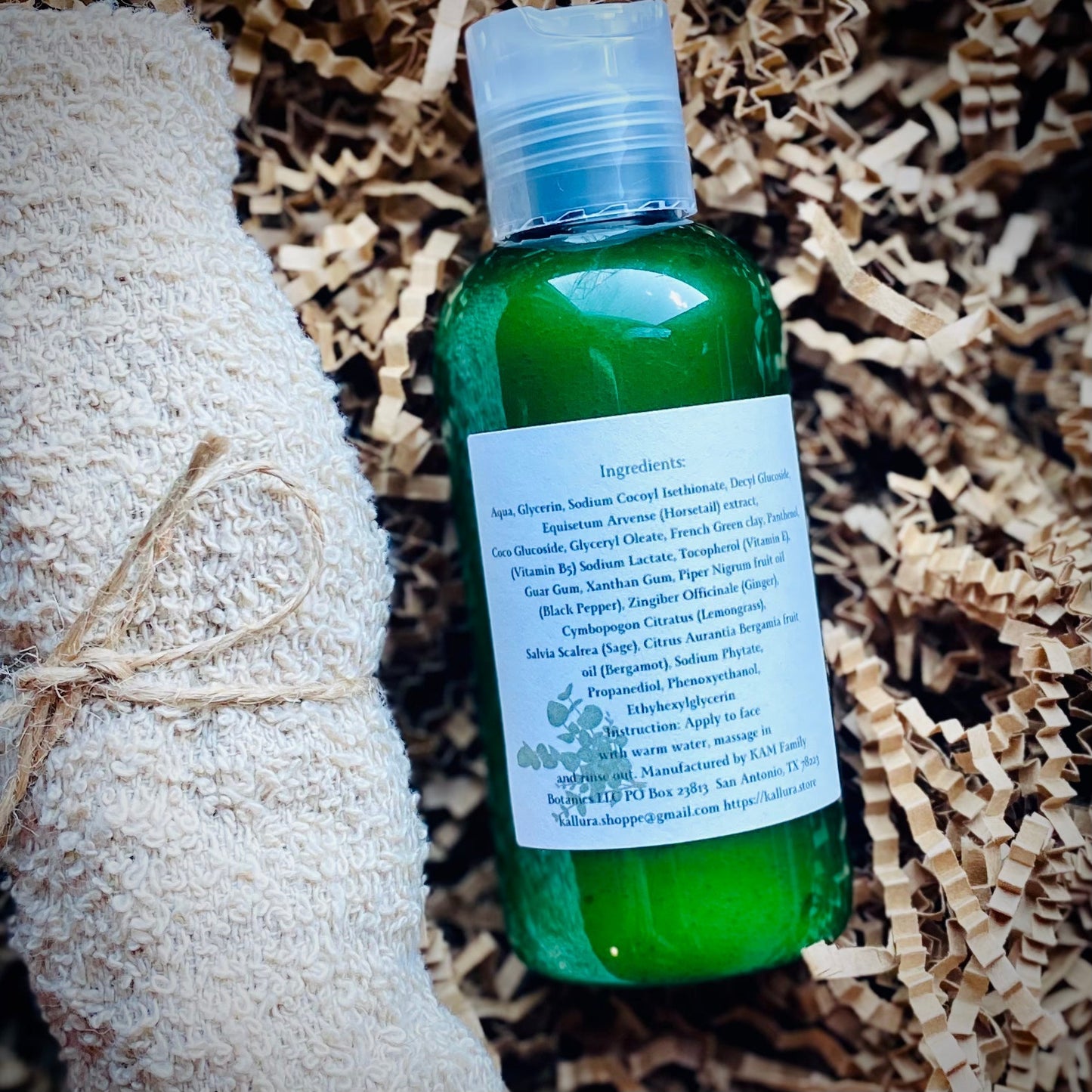 The Awakening: Green Clay Face Cleanser - KAM Family Botanics By Kesha