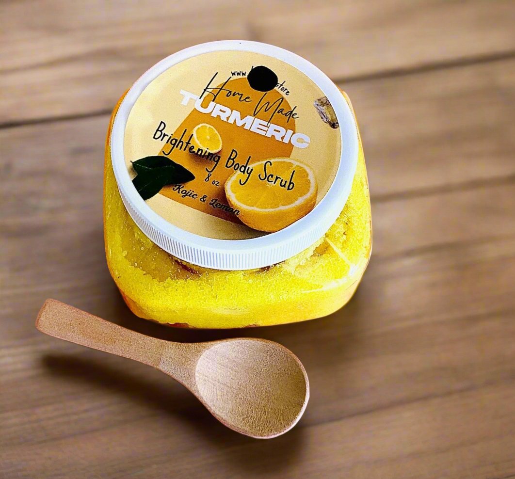 Turmeric Brightening Body Scrub - KAM Family Botanics By Kesha