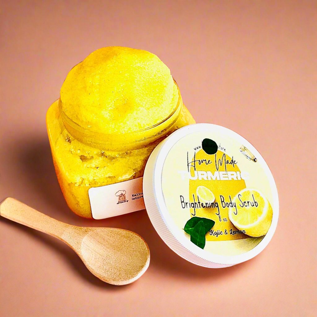 Turmeric Brightening Body Scrub - KAM Family Botanics By Kesha