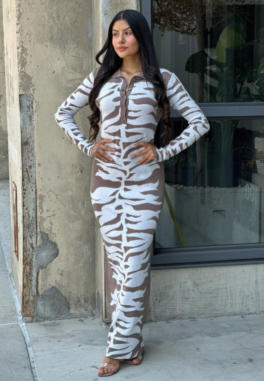 Turn Heads Body Con Sweater Dress - KAM Family Botanics